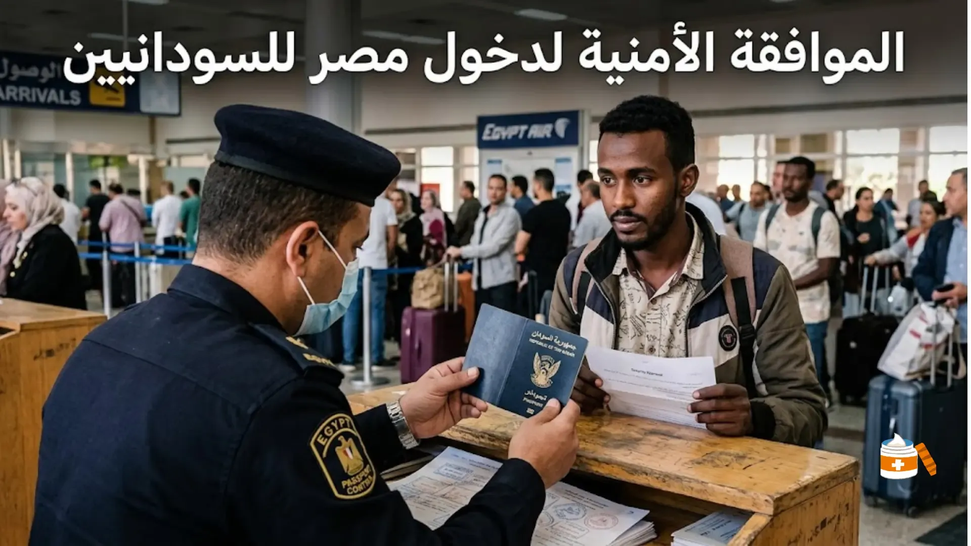 الموافقة الأمنية لدخول مصر للسودانيين خطوة بخطوة