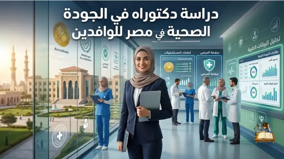 دراسة دكتوراه في الجودة الصحية في مصر للوافدين والسعوديين