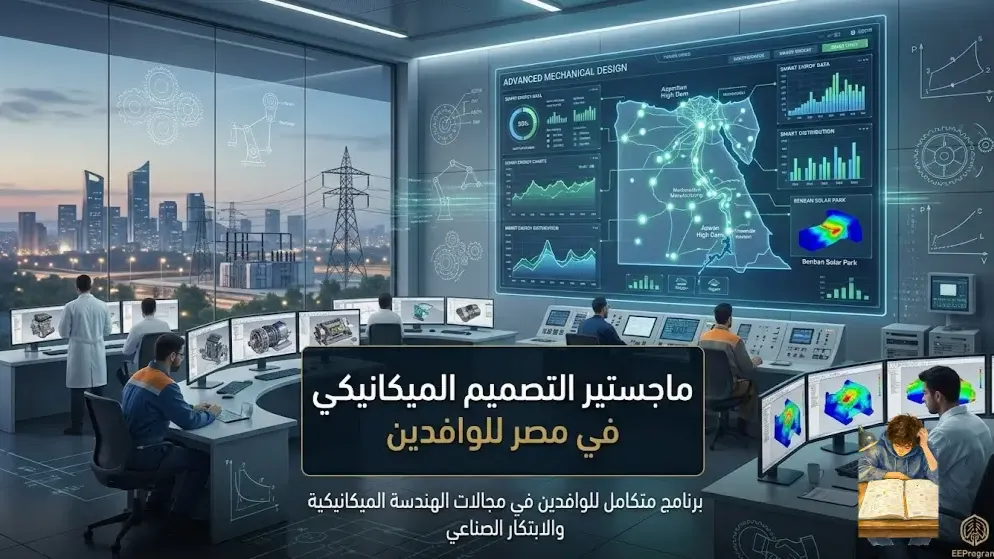 ماجستير التصميم الميكانيكي في مصر للوافدين والسعوديين