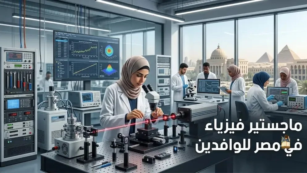 ماجستير فيزياء في مصر للوافدين الشروط والقبول 2026
