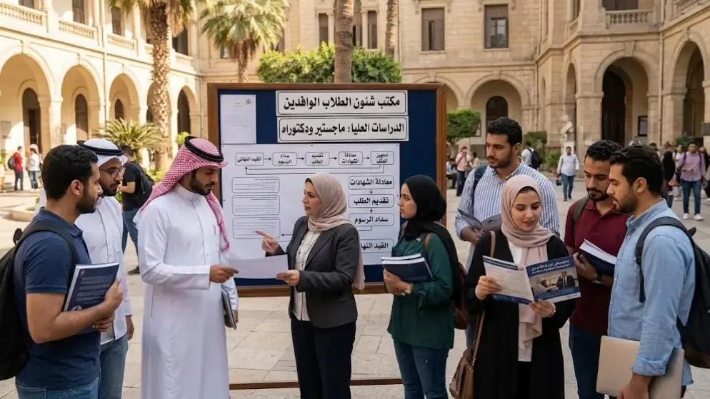 الدراسات العليا في مصر للوافدين