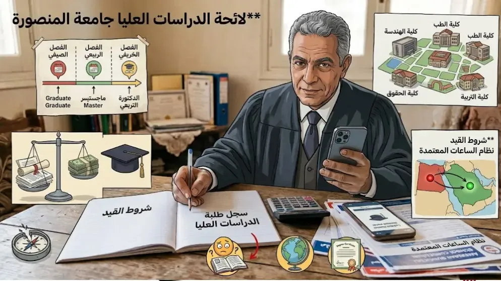 لائحة الدراسات العليا جامعة المنصورة