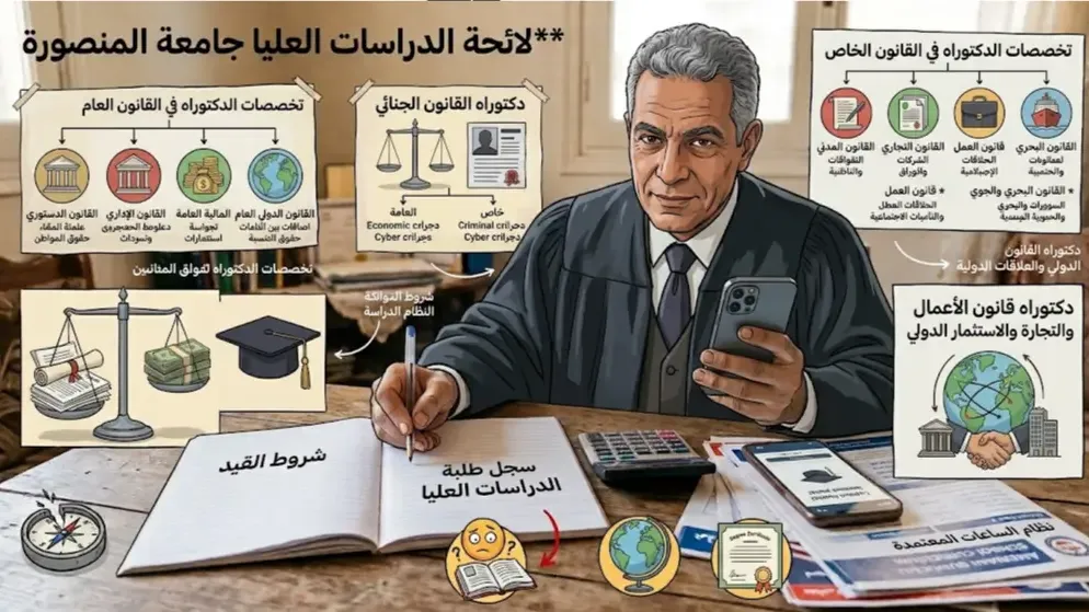تخصصات الدكتوراه في القانون دليلك لأفضل برامج الجامعات