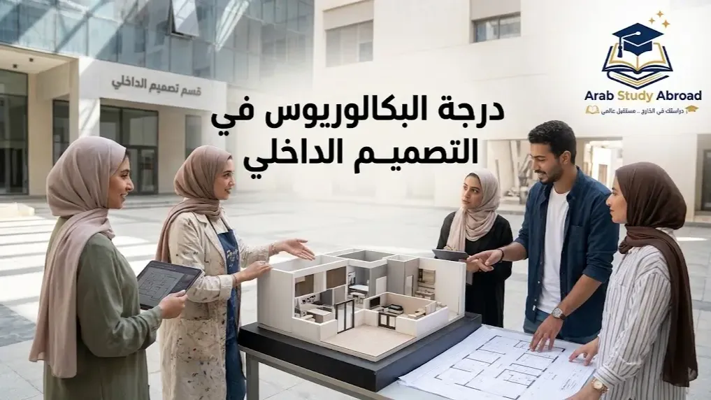 درجة البكالوريوس في التصميم الداخلي